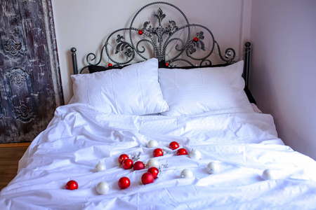 圣诞魔法床照片