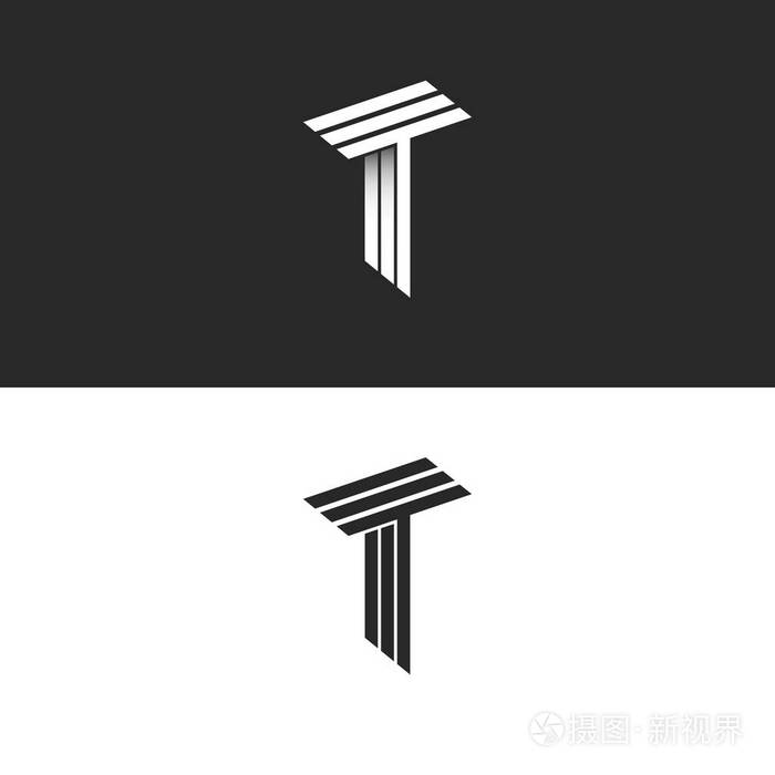 字母组合字母 t 标志