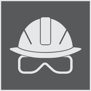 矢量图的 web 图标安全头盔 安全帽照片