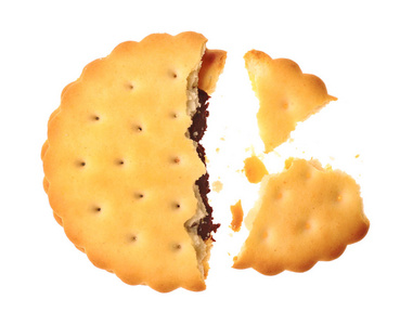 美味的碎饼干照片