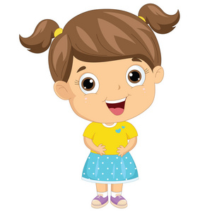 小女孩插画图片-小女孩插画素材-小女孩插画插画-摄图新视界