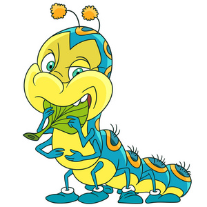 昆虫毛毛虫卡通毛毛虫昆虫照片