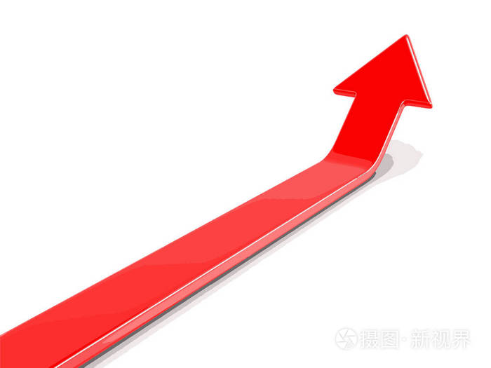 向上的箭头.图像的剪切路径