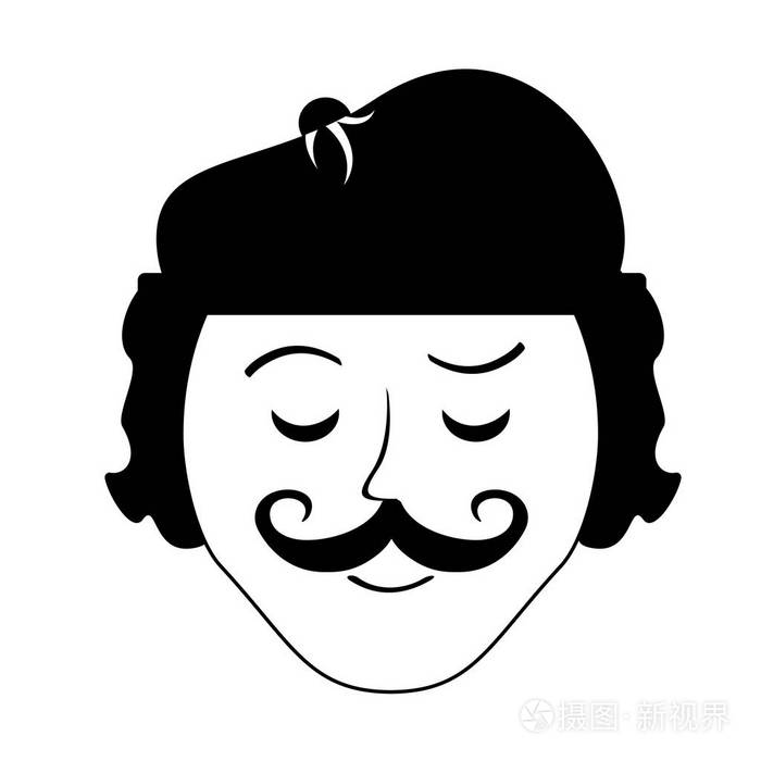 法国人人物卡通