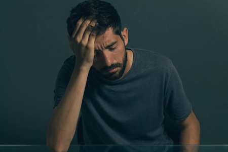 抑郁和焦虑障碍的概念照片