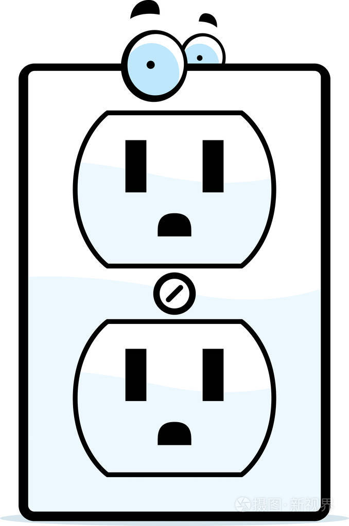卡通电源插座插画-正版商用图片1rbuh8-摄图新视界