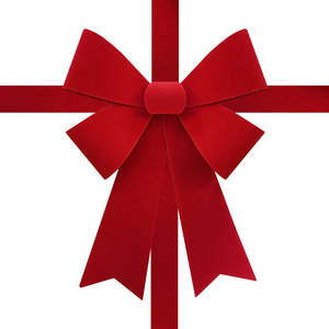大红色蝴蝶结图片
