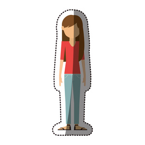 孤立的女孩设计