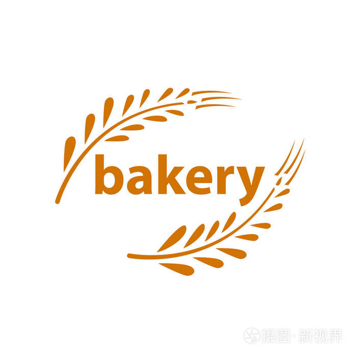 面包店的矢量标志