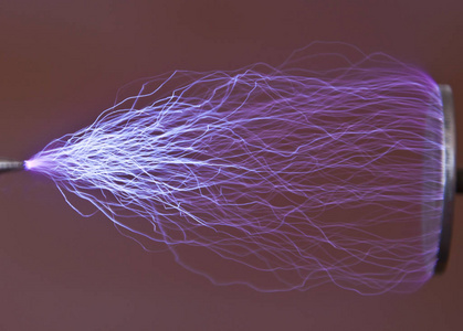 火花放电.物理现象照片