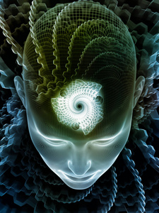 能量的洞察力插画