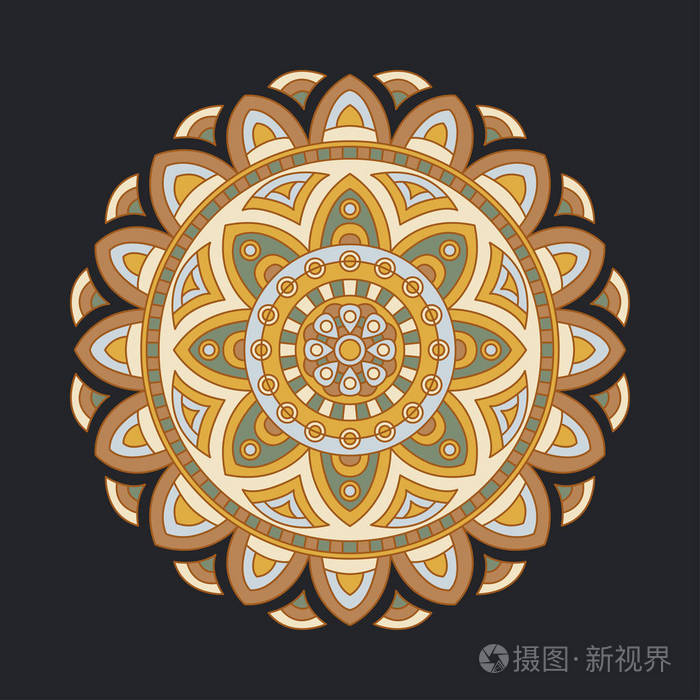 您设计的的图形模板.圆形图案