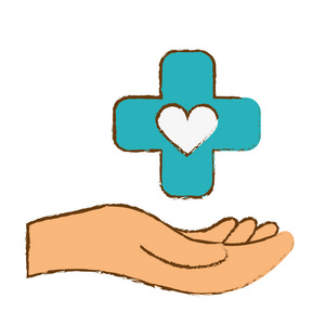 医疗相关的图标图像插画