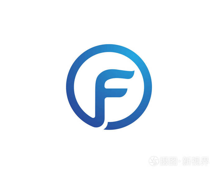 f 字母标志模板插画-正版商用图片1rfh7e-摄图新视界