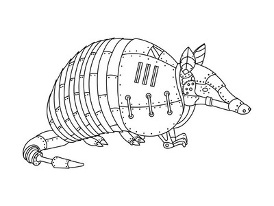 犰狳壁纸图片-犰狳壁纸素材-犰狳壁纸插画-摄图新视界