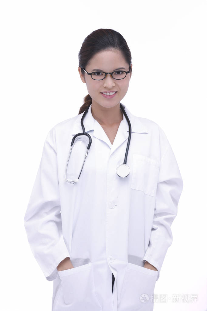 医生在实验室外套