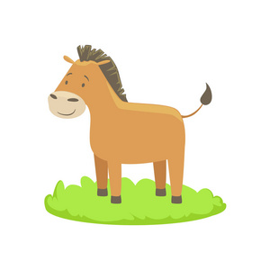 驴农场动物卡通图片