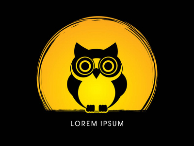 图形猫头鹰图片