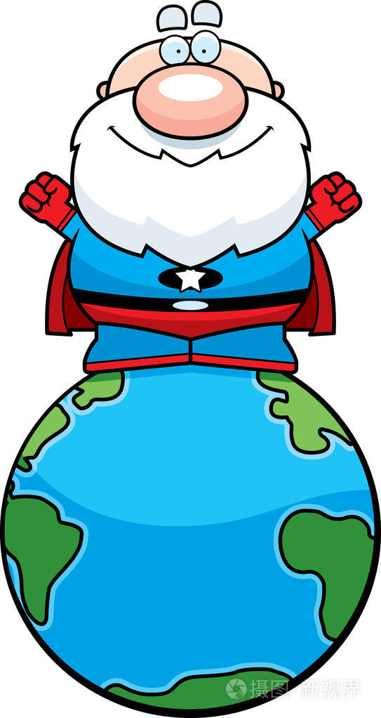 超级英雄拯救世界插画-正版商用图片1rgk6y-摄图新视界