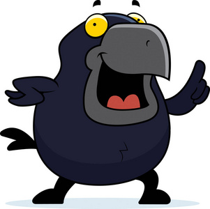 卡通黑乌鸦图片