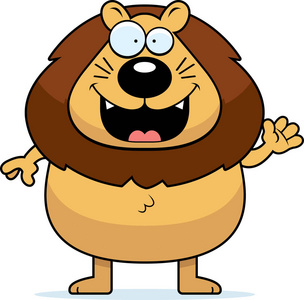 漫画卡通狮子简笔画图片