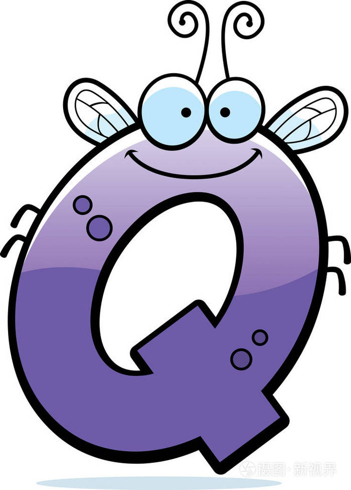 卡通字母qbug