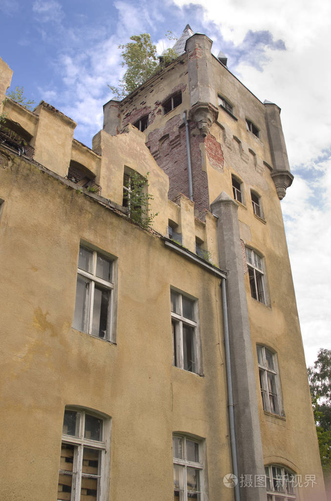 在德国的废弃的大厦