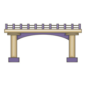 卡通风格桥图标照片