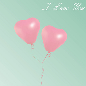 现实的心生日气球飞走了.聚会和庆祝活动.用于消息的空间.