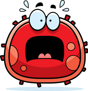 害怕的血红细胞照片