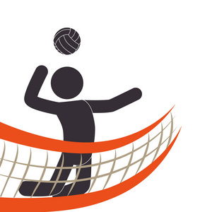 排球运动会徽图标插画-正版商用图片1rh600-摄图新视界