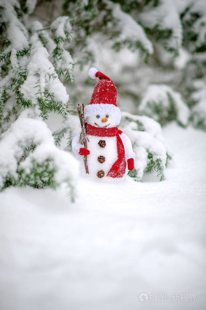 雪景图片有雪人图片