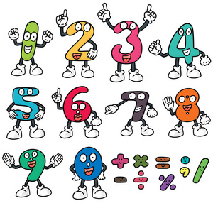 数字卡通图片图片大全