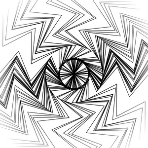 径向线圆形图案