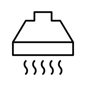 排风标志图标排气罩图标说明照片