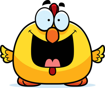 快乐的小鸡图片