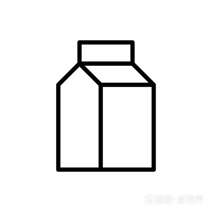 食品包装袋简笔画图片