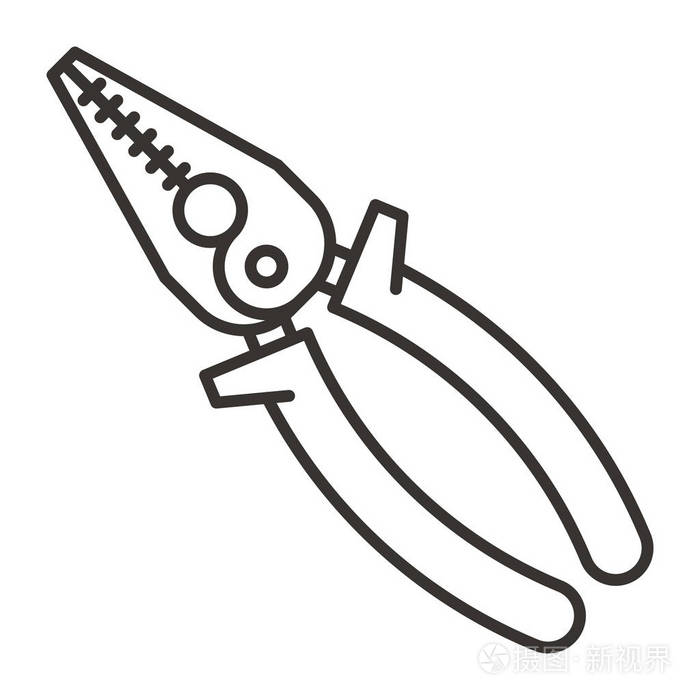 钳子图标说明插画-正版商用图片1ri9s4-摄图新视界