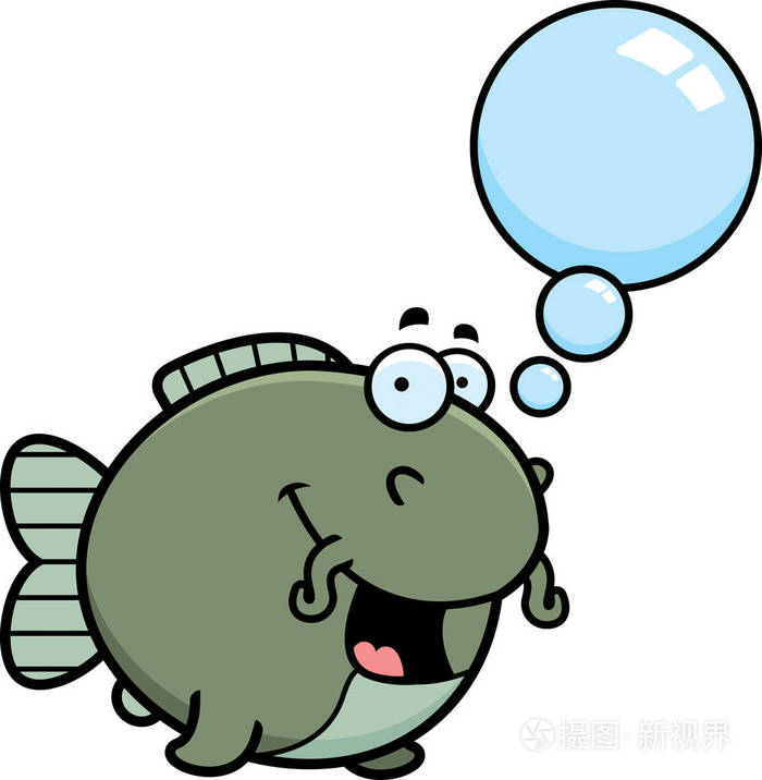 说话的卡通鲶鱼