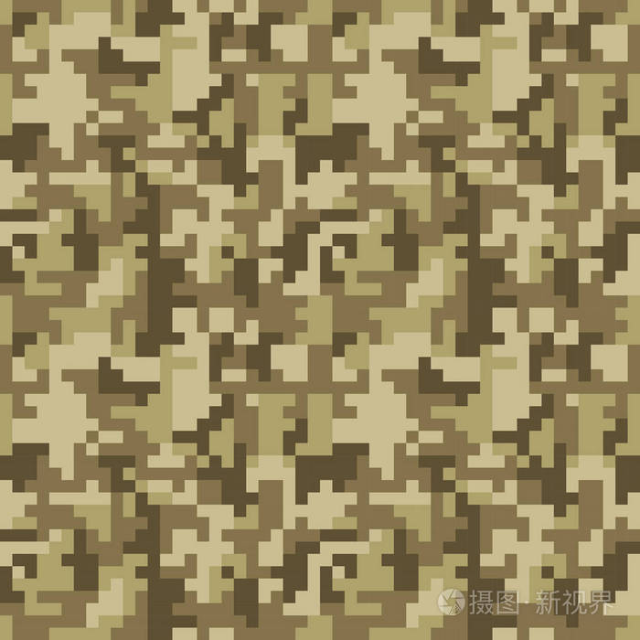 像素迷彩无缝模式