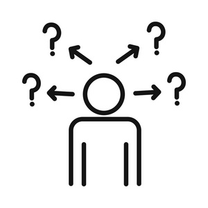 好奇插画好奇的心插画设计照片