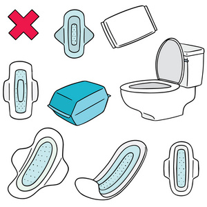 卫生巾图标图片