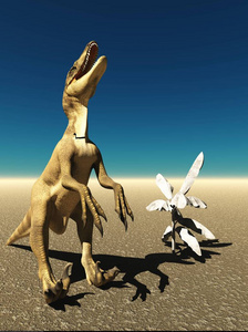 速龙恐龙3d渲染