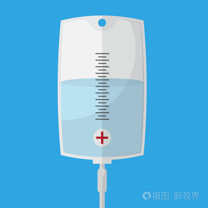 生理盐水袋平图标设计插画-正版商用图片1rjwgd-摄图新视界