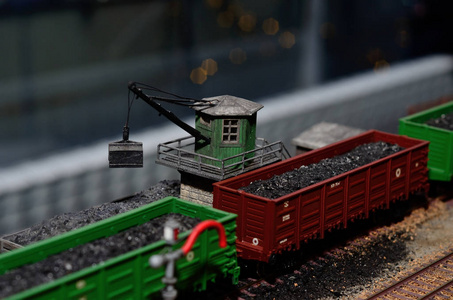 铁路货运汽车模型图片