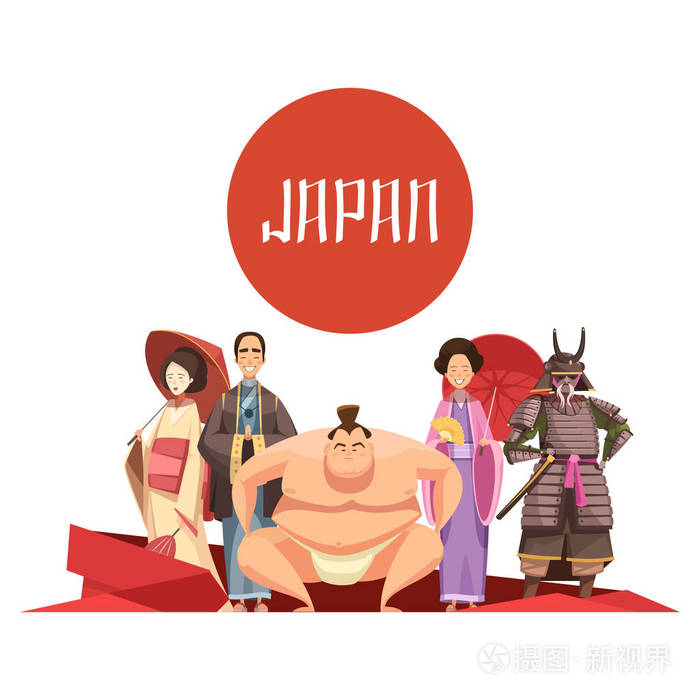 日本人复古卡通设计