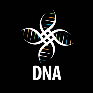矢量标志dna