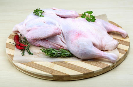生鸭肉图片