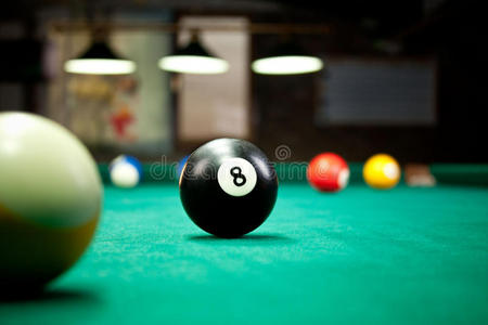 台球/一张来自台球的老式照片照片