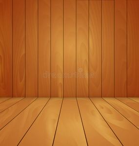 木地板和墙壁背景